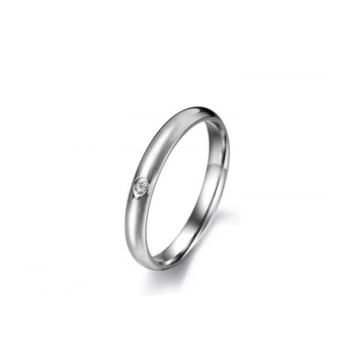 Fashinalble single crystal ring,meaningful silver ring